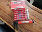 Polymax Hightack Express worsten wit met kitspuit, Doe-het-zelf en Verbouw, Isolatie en Afdichting, Ophalen of Verzenden, Nieuw