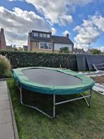 Trampoline te koop! 430x240. Met nieuwe rand+afdekhoes., Ophalen, Gebruikt