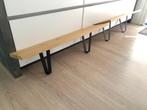 2 massieve planken met 4 plankdragers, Huis en Inrichting, Woonaccessoires | Wandplanken en Boekenplanken, Ophalen, Zo goed als nieuw