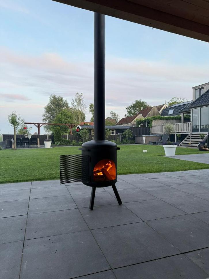 Rvs tuinkachels in zwart, Tuin en Terras, Tuinhaarden, Nieuw, Ophalen of Verzenden
