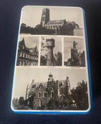 Rechthoekig blik met afbeeldingen uit Zaltbomnel., Verzamelen, Blikken, Ophalen of Verzenden, Gebruikt, Koek(jes), Overige merken