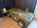 Stoer Jeep autobed 90x190 met wekende lampen, Ophalen, 85 tot 100 cm, Zo goed als nieuw, Lattenbodem