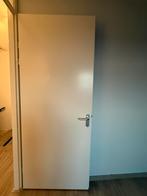 Opdekdeuren wit 93x231cm, Ophalen, Kunststof, 80 tot 100 cm, 215 cm of meer