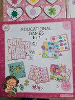 Educational games 5 spellen in 1, Ophalen of Verzenden, Gebruikt