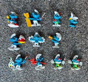 Diverse smurfen - Peyo Bully - 5 tot 6 cm groot beschikbaar voor biedingen