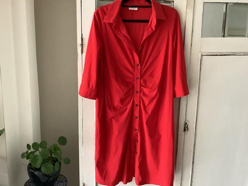 Jane lushka dikke travelstof jurkje in xl, Kleding | Dames, Jurken, Zo goed als nieuw, Maat 46/48 (XL) of groter, Rood, Ophalen of Verzenden