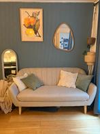 Beige Bank Jysk, Ophalen, Zo goed als nieuw, 75 tot 100 cm, Hout