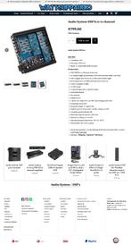 Audio System DSP 8.12 Digital Sound Processor 12 kanaals DSP, Auto diversen, Info@optimount.nl, Nieuw, Ophalen of Verzenden, Anholtseweg 48A 7091 HB DINXPERLO