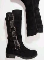 Anna Field biker laarzen faux fur 39, Kleding | Dames, Hoge laarzen, Anna Field, Zwart, Ophalen of Verzenden