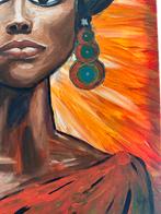 Modern Schilderij - Afrikaanse Vrouw, Antiek en Kunst, Ophalen