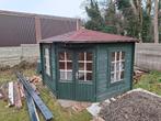 Hoekblokhut tuinhuis 3x3, Ophalen of Verzenden, Zo goed als nieuw, 250 tot 500 cm