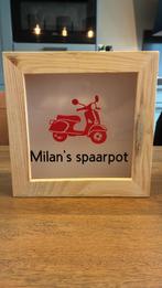 Houten spaarpot, Verzamelen, Spaarpotten, Ophalen of Verzenden, Nieuw, Hout, Overige thema's