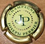 Champagnecapsule Joseph PERRIER lichtgeel & goud nr. 80, Verzamelen, Wijnen, Ophalen of Verzenden, Nieuw, Frankrijk, Champagne