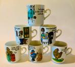 Kronester Bavaria 6 kopjes met spreuken, Huis en Inrichting, Keuken | Servies, Ophalen of Verzenden, Zo goed als nieuw, Overige stijlen