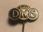Metalen A.F.C. DWS VOETBALCLUB Speld (Blauw/Zwart/Metaalkl)., Verzenden, Zo goed als nieuw, Sport, Speldje of Pin