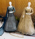 Beautiful indian lehenga’s, Ophalen of Verzenden, Zo goed als nieuw, Blauw, Accessoires