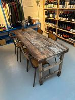 Industriële tafel - gratis af te halen!, Ophalen, Gebruikt, 50 tot 100 cm, 150 tot 200 cm