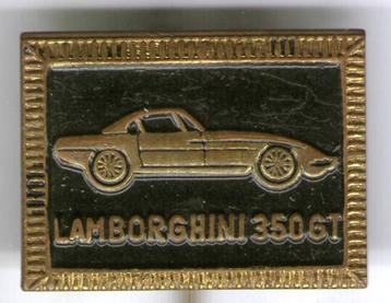 Lamborghini 350 GT zwart op koper auto speldje ( B_198 ) beschikbaar voor biedingen