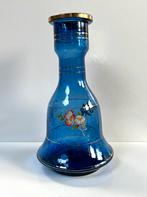 Antieke Boheemse mondgeblazen kobaltblauwe vaas/hookah-basis, Ophalen