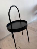Ikea bijzettafeltje Zwart, Ophalen, Minder dan 55 cm, Gebruikt, Rond