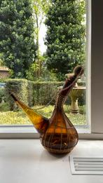 Spaanse decanteer karaf hand geblazen glas, Antiek en Kunst, Ophalen