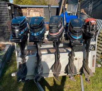 5 mercury 4,5 pk buitenboordmotoren beschikbaar voor biedingen