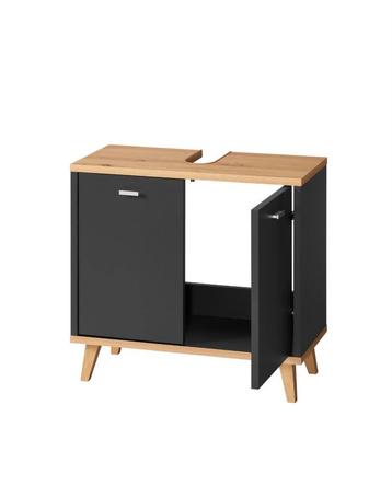 Antracietgrijze Wastafelkast - 60x28x55cm beschikbaar voor biedingen