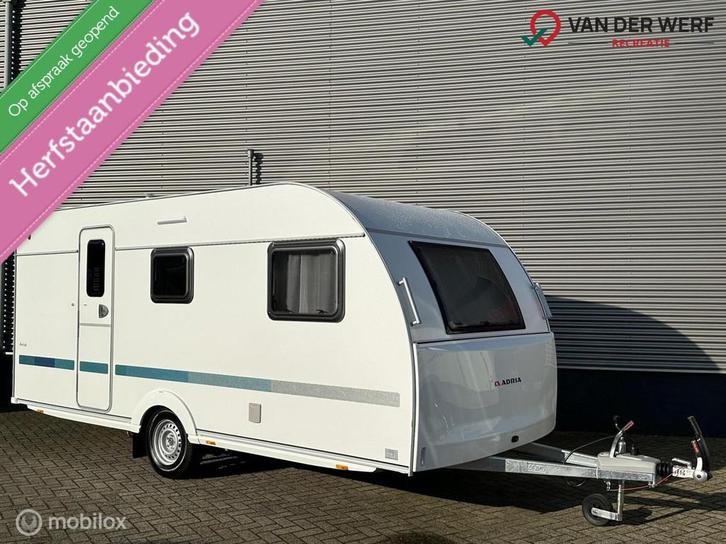 Adria Aviva 492 LU I NIEUW I ENKELE BEDDEN I VLOERVERWARMING, Caravans en Kamperen, Caravans, Bedrijf, tot en met 4, 1000 - 1250 kg