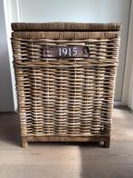 Rotan opbergmand/wasmand, 2 stuks, 48x34x63,5., Ophalen, Gebruikt, Mand, Riet
