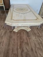 Italiaanse tafel hoogglans, Huis en Inrichting, Ophalen, Gebruikt, 100 tot 150 cm, Vijf personen of meer