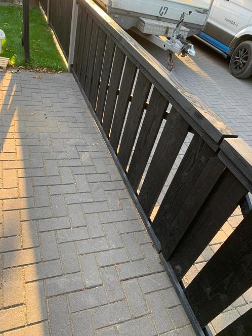Douglas houten hekwerk, balustrade, raster, poort, afsluitin, Tuin en Terras, Tuinhekken en Hekwerk, Nieuw, Tuinhek, Hout, Ophalen