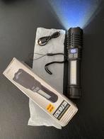 Super kwaliteit zeer felle licht zaklamp, meer dan 30 meter, Ophalen of Verzenden, Nieuw, Accu