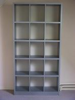 Roomdivider, vakkenkast, zilvergrijs, als nieuw, Ophalen, Zo goed als nieuw, Minder dan 150 cm, 150 tot 200 cm