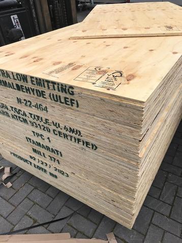 Nieuwe Underlayment platen 18mm mes en groef  beschikbaar voor biedingen