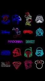 DIVERSE LED NEON SIGN - FILM / MUZIEK, Ophalen of Verzenden, Nieuw, Lichtbak of (neon) lamp