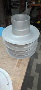 5 nieuwe aluminium plakplaten rond 125mm, Ophalen, Afvoer, Minder dan 2 meter, 80 mm of meer