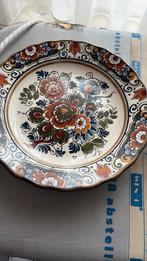 2 wandborden flora keramiek delfst handwerk polychroom, Antiek en Kunst, Ophalen