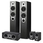 Zwarte JAMO S426 5.0 set, Audio, Tv en Foto, Luidsprekers, Ophalen of Verzenden, Zo goed als nieuw, 60 tot 120 watt, Front, Rear of Stereo speakers