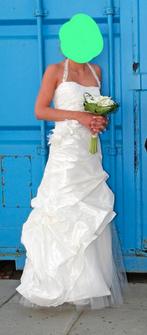 Trouwjurk Linea Raffaelli, Ophalen of Verzenden, Zo goed als nieuw, Wit, Trouwjurk