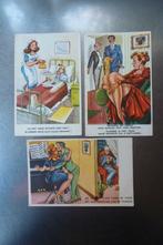3 vintage Carte Postale (humor), Verzamelen, Ophalen of Verzenden, 1960 tot 1980, Ongelopen, Antwerpen