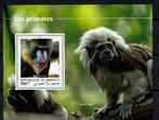 djibouti 2018 pf blok apen monkey's wildlife zoogdieren 2, Ophalen of Verzenden, Postfris, Dier of Natuur