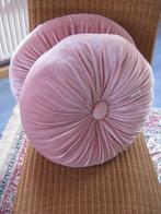 SoleVito * 2 x roze kussen * rond 40 cm * in 1 koop = € 10, Ophalen of Verzenden, Zo goed als nieuw, Roze, Rond