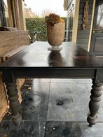 Goede massieve tiekhouten tafel., Antiek en Kunst, Ophalen of Verzenden