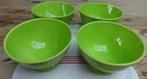 SALE 4 LIME fel groene Franse kommen , SALINS, Huis en Inrichting, Keuken | Servies, Gebruikt, -, -, Ophalen of Verzenden