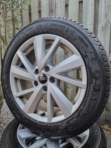 17" Audi Q2 Velgen + Michelin Alpin 5 Winterbanden 215 55 17 beschikbaar voor biedingen