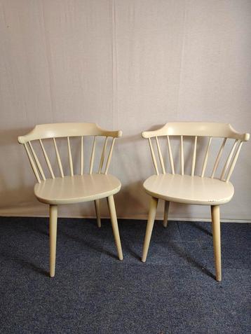 Vintage Spijlen stoelen design Yngve Ekström jaren 50/60 beschikbaar voor biedingen