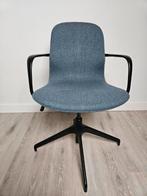 IKEA Långfjäll blauwe bureaustoel, Huis en Inrichting, Ophalen, Blauw