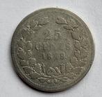 Zilveren kwartje: - 25 cent 1849., Verzenden, Zilver, 25 cent, Losse munt
