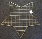 8 x nieuw goudkleurig wandrek ster  - 49,5 cm à 2,00, Ophalen of Verzenden, Nieuw