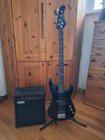 Basgitaar & Versterker Set, Muziek en Instrumenten, Snaarinstrumenten | Gitaren | Bas, Ophalen, Gebruikt, Elektrisch